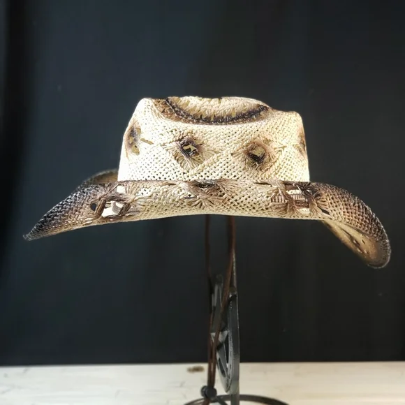 Cavenders Distressed Cowgirl Hat in Women's Medium - Picture 4 of 16